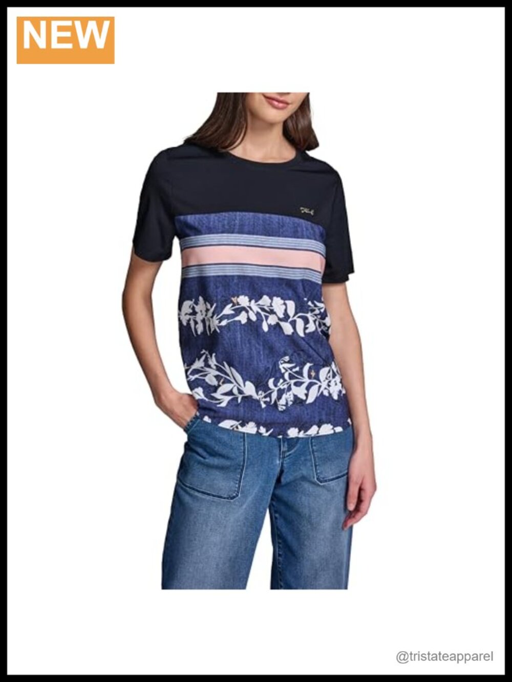 Karl Lagerfeld Floral Lightweight Blouse Womens